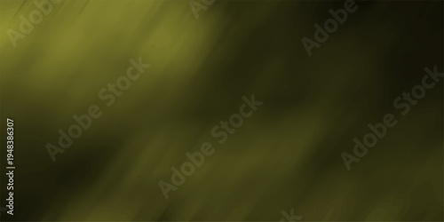 Moody Abstract Background with Dark Olive Green and Yellow Blurry Streaks and Soft Light Effects texture