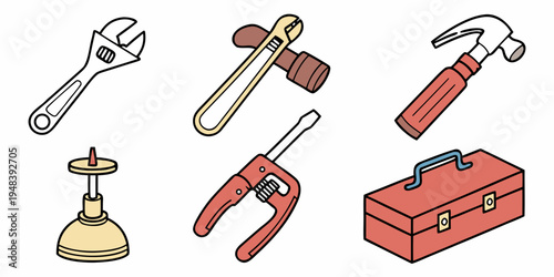 a set of tools for fixing and building things Vector