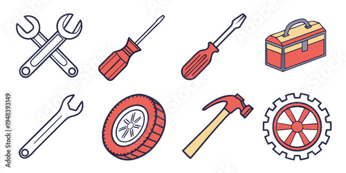 a set of tools for fixing and building Vector