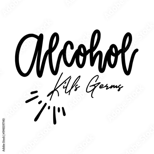 Alcohol Kills Germs svg 