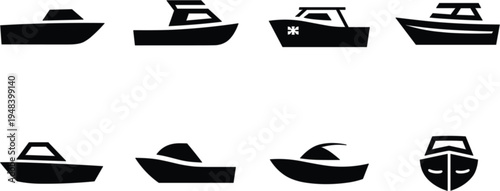 Large collection of black tree vector silhouettes featuring diverse species including deciduous and evergreen forest plants for landscape 