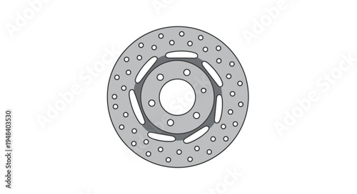 Brake Disc Rotor Metal Part.