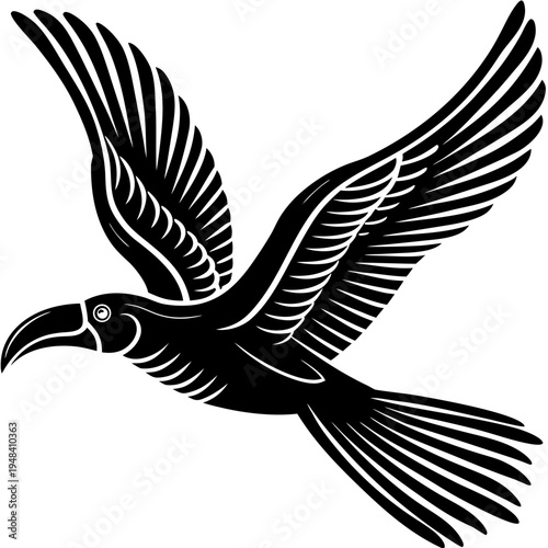 vector illustration of an eagle