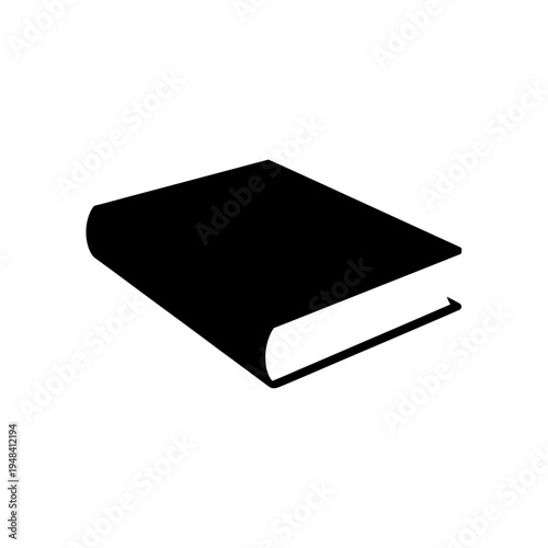 Black Book with White Pages Inside.