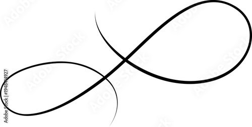 Flourish Swirl Calligraphy Line