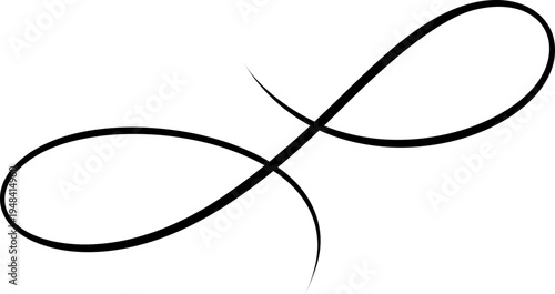 Flourish Swirl Calligraphy Line