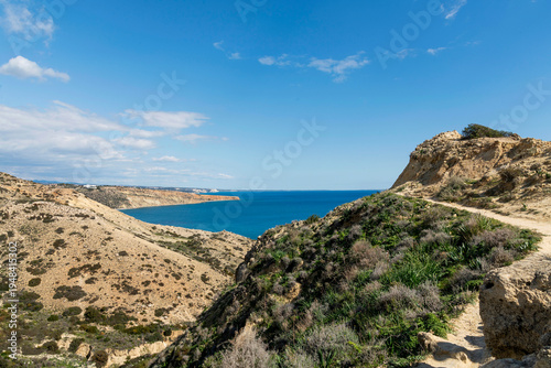 Cape Aspro cliffs, Pissouri, Cyprus stock photo