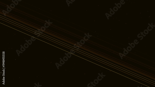 Detailed Planet Rings and Distant Stars in Deep Space
