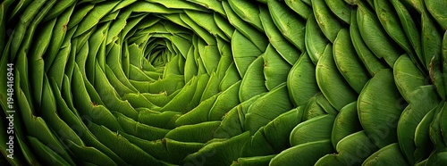 Panoramic banner with artichokes, close-up