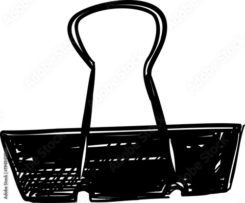 Doodle Paper Clamp Clip