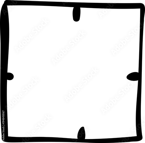 Camera Focus Hand Drawn Viewfinder