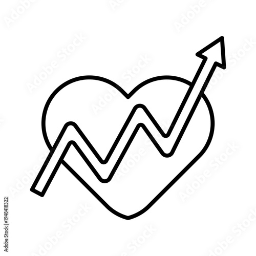 Growth health icon