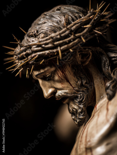 Crucifixion of Christ Classical Painting – Generative AI – no real persons.