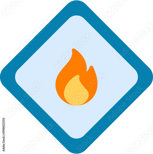 Flammable Materials Icon
