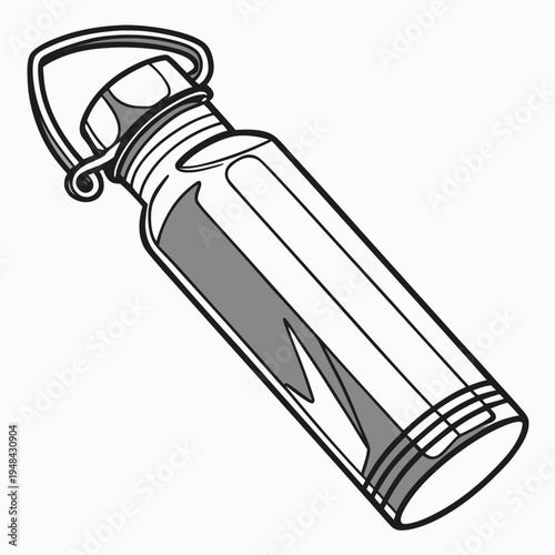 Stainless steel water bottle with flip drinkware eco-friendly sustainable