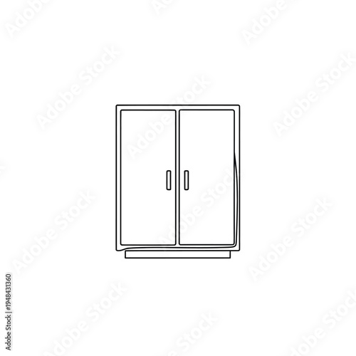 Modern Double Door Cabinet Furniture.