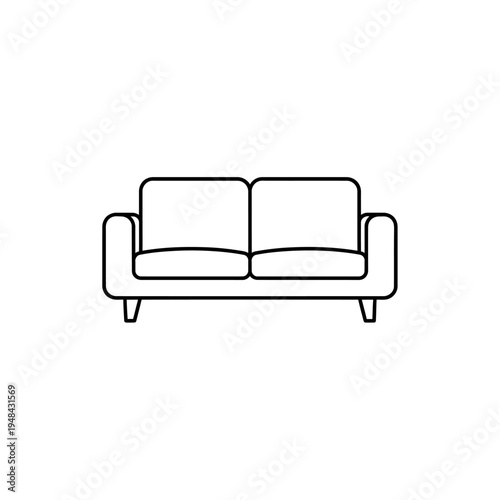 Modern Two Seater Sofa Furniture.