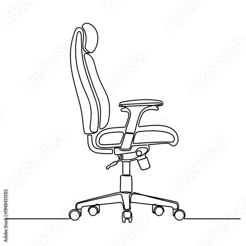 Office Chair with Adjustable Features.