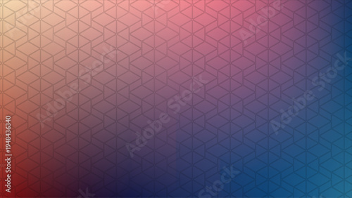 Geometric Gradient Background With Subtle Hexagon Pattern