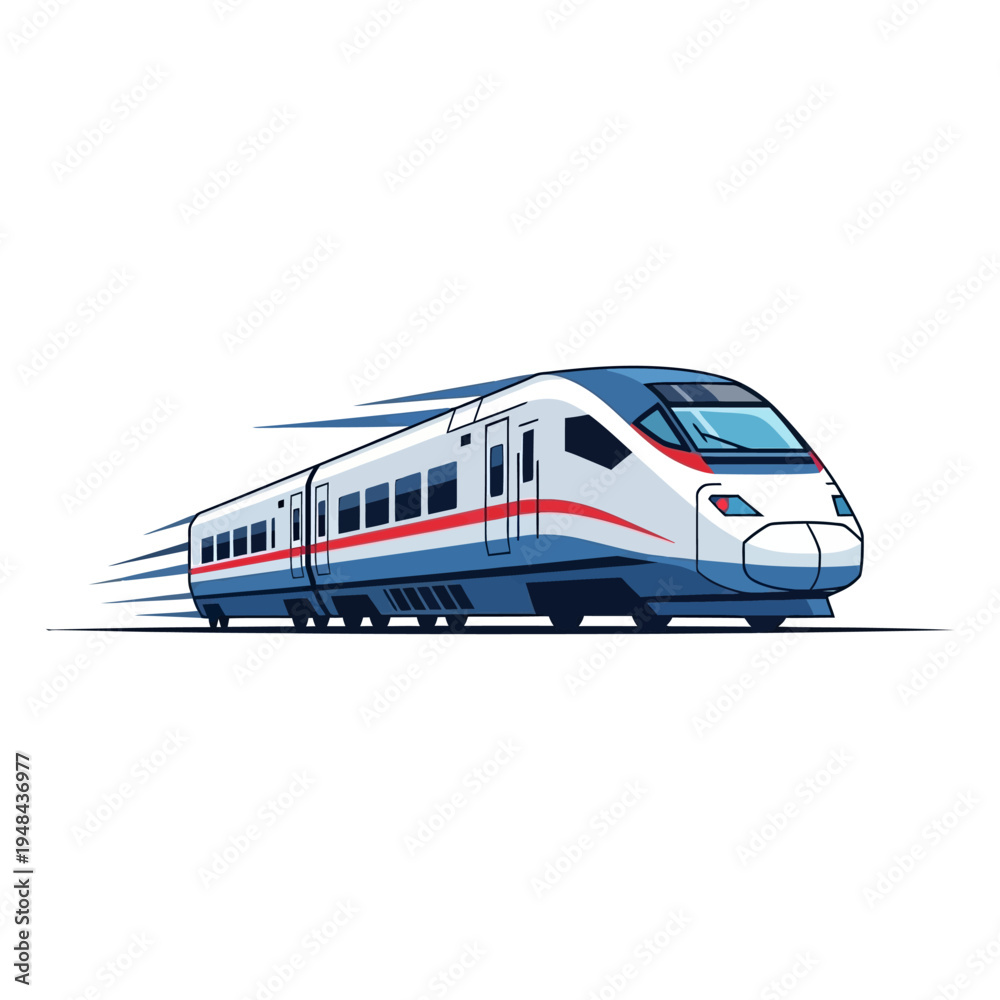 Fototapeta premium High-Speed Train Icon