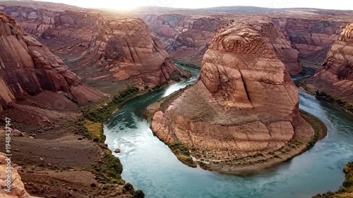 Horseshoe Bend - A Majestic View of the Colorado Rivers Natural Beauty.