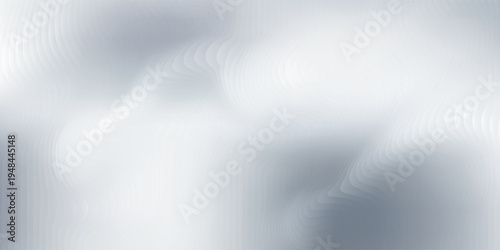 Monochrome waves with transparent vertical layering and soft opacity shifts. Abstract distorted glass effect, minimal and textured in grayscale palette. Vector illustration for futuristic design