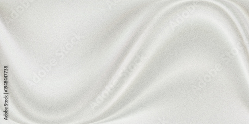 Texture of white yogurt, milk or cream surface. Abstract background with soft silk fabric, liquid yoghurt, dairy product or cosmetic creme, vector realistic illustration. 3D Illustration