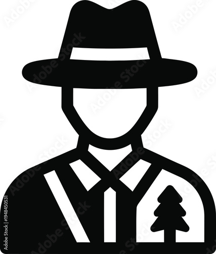 park ranger silhouette, national park service