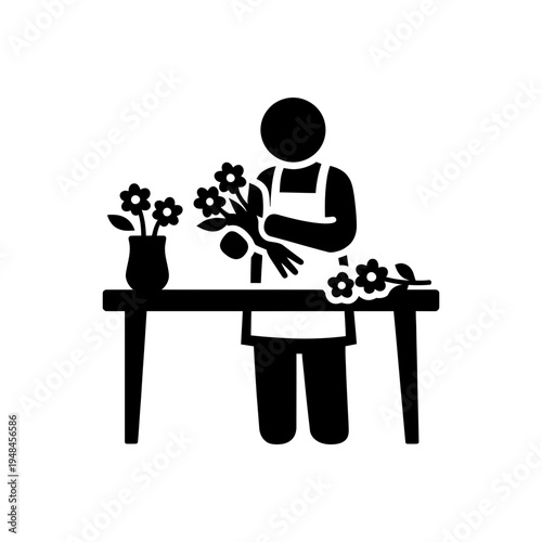 Independent Florist Flower Shop Icon