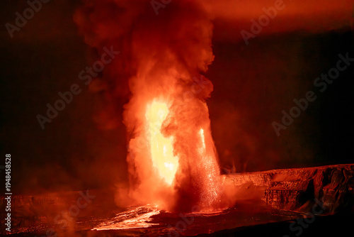 Volcano Lava Fountain 