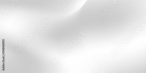 Silver foil background with metal mirror texture. Chrome gradient surface with light gloss simple abstract. Vector illustration art project