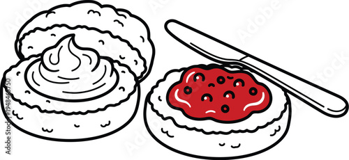 Spring bank holiday afternoon tea with fresh fruit tarts