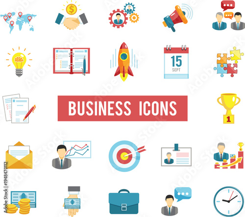 Business vector Icons