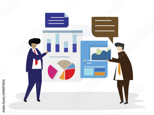 Corporate Trade Illustration