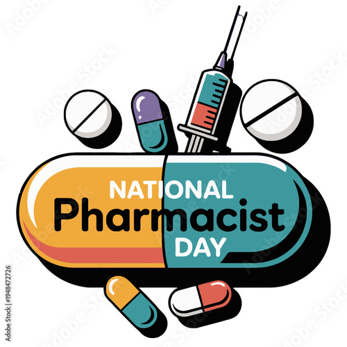 National Pharmacist Day Medical Concept.