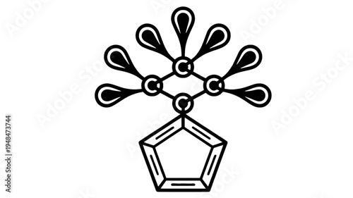 Detailed chemical compound molecular structure.