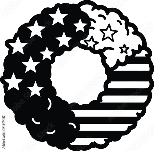 Celebrating constitution day with patriotic american symbols