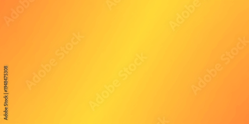 vibrant orange and yellow gradient background with soft glowing light effect for summer or autumn templates