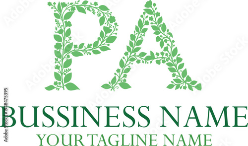 PA P pa initial logo | initial based abstract modern minimal creative logo, vector template image. luxury logotype logo, real estate homie logo. typography logo. initials logo