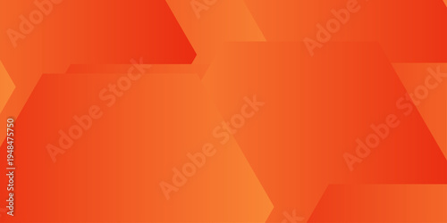 Abstract geometric orange background with dynamic overlapping diagonal shapes and 3d corporate gradient design