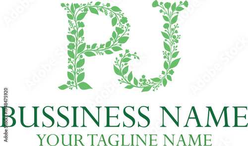 PJ P pj initial logo | initial based abstract modern minimal creative logo, vector template image. luxury logotype logo, real estate homie logo. typography logo. initials logo