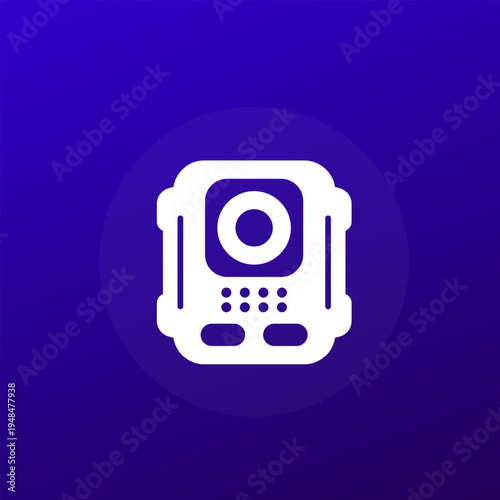 body camera icon, vector pictogram