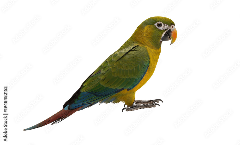 Fototapeta premium blue and yellow macaw isolated on white