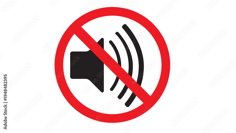 Fotografie Mute audio icon