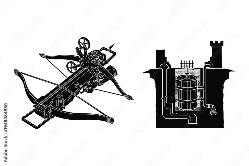 Ταπετσαρία Scorpion ballista and castle dungeon icon