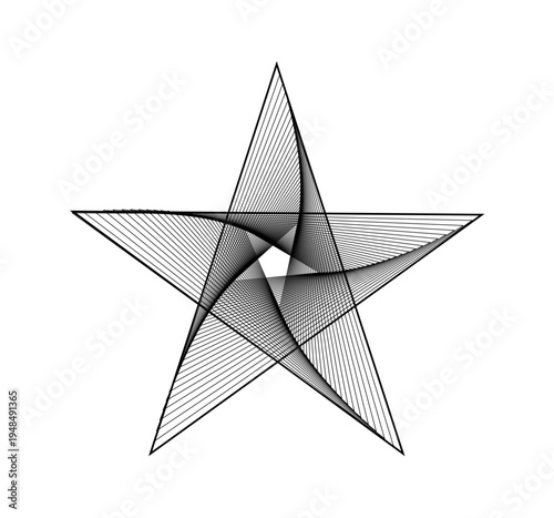 pentagram symbol vector for icon web wallpaper tattoo symbol religion logo. vector illustration