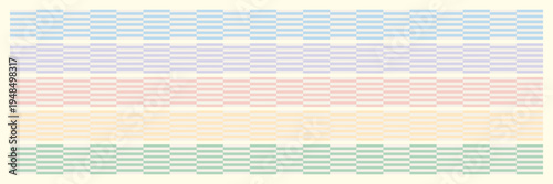 Set of checkerboard backgrounds in pale pastel colors. Groovy hippie chessboard pattern. Retro 60s 70s psychedelic design. Gingham vector wallpaper collection for print templates or textile.