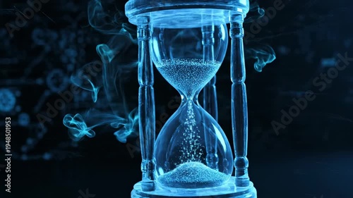 Hourglass Time Lapse - A Visual Representation of Time Passing.