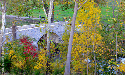Burnside Bridge. A famous location on the Antietam Battlefield, Maryland. 