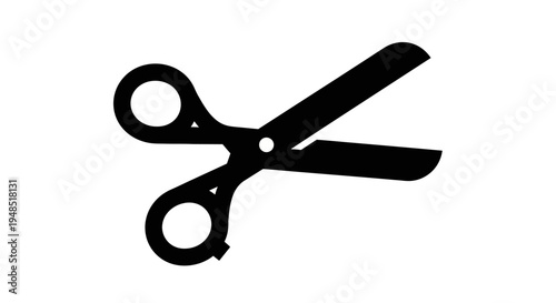 Black scissors icon